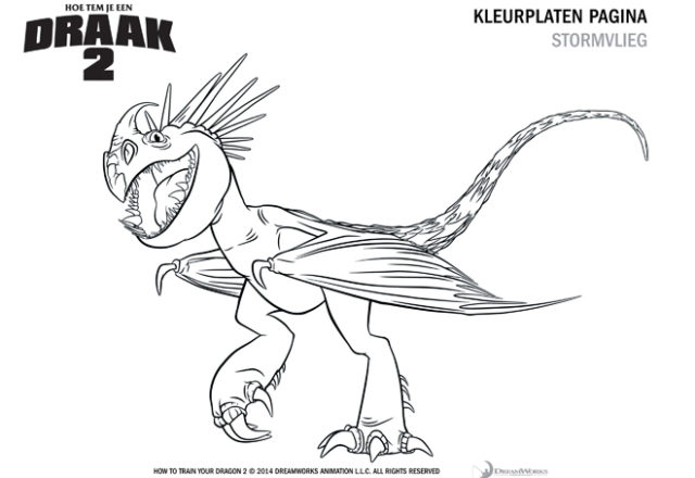 Disegni da colorare Dragon Trainer DreamWorks Animation