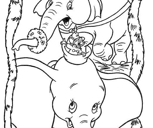 Disegni da colorare Dumbo