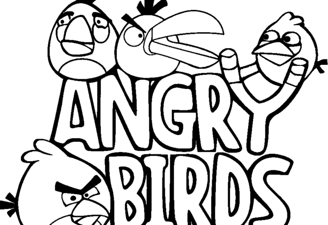 Disegni da colorare gratis Angry Birds (1)