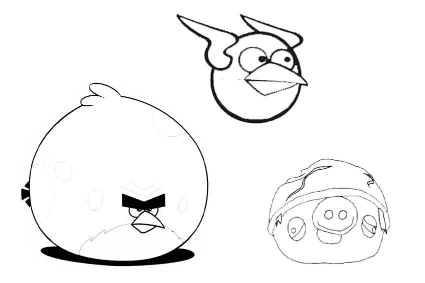 Disegni da colorare gratis Angry Birds (105)