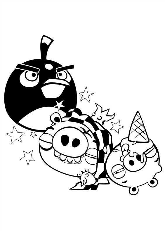Disegni da colorare gratis Angry Birds (110)