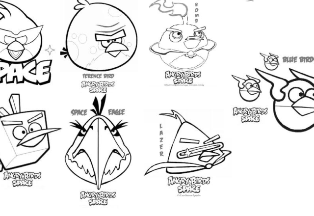 Disegni da colorare gratis Angry Birds (2)