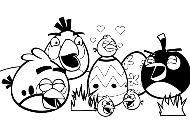 Disegni da colorare gratis Angry Birds (24)