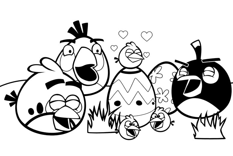 Disegni da colorare gratis Angry Birds (24)