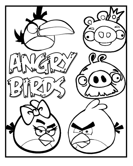 Disegni da colorare gratis Angry Birds (33)