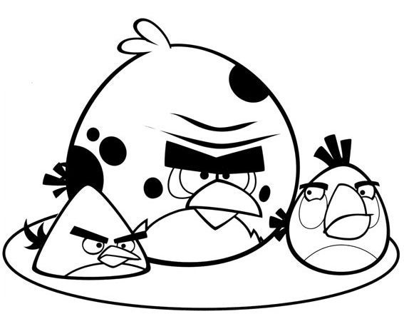 Disegni da colorare gratis Angry Birds (36)