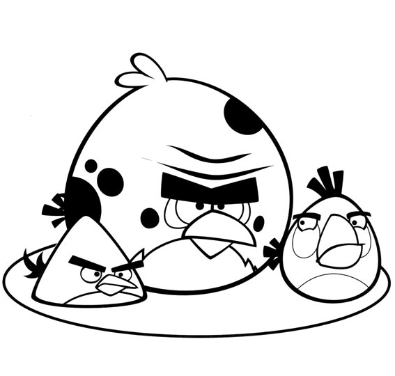 Disegni da colorare gratis Angry Birds (36)