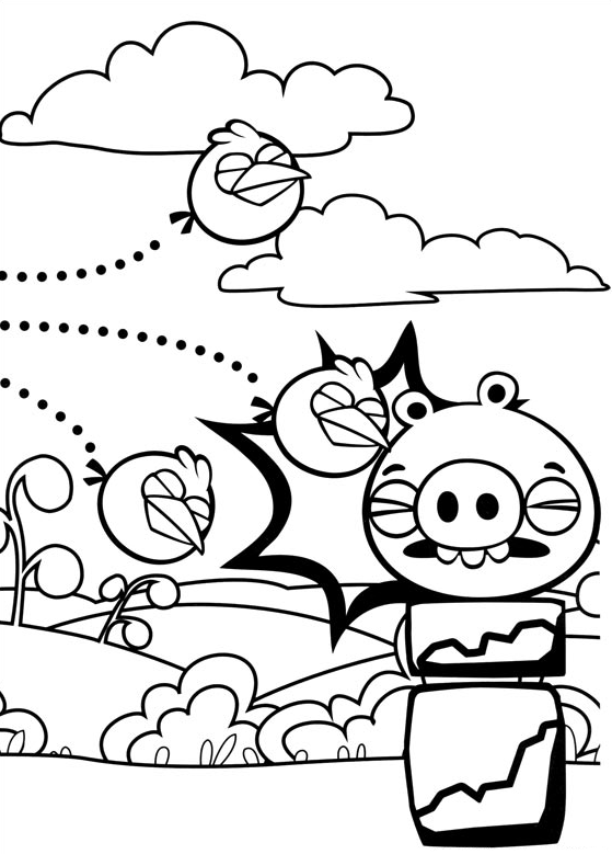 Disegni da colorare gratis Angry Birds (38)