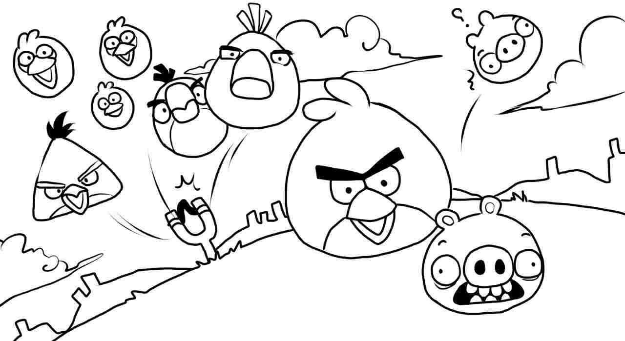 Disegni da colorare gratis Angry Birds (54)