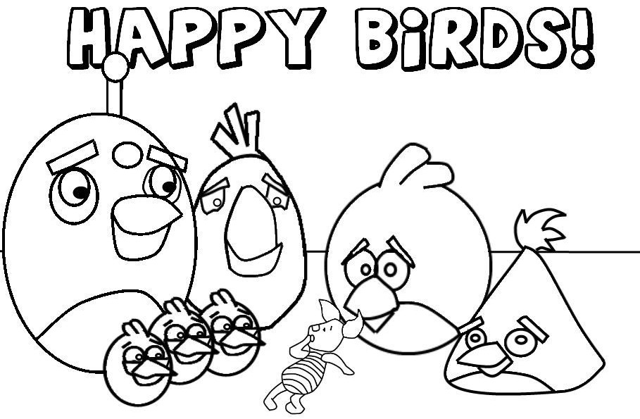 Disegni da colorare gratis Angry Birds (64)