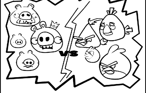 Disegni da colorare gratis Angry Birds (75)