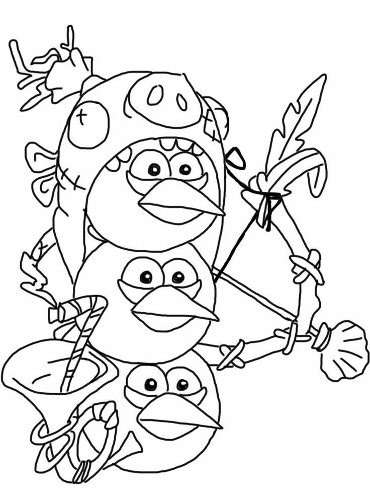 Disegni da colorare gratis Angry Birds (80)