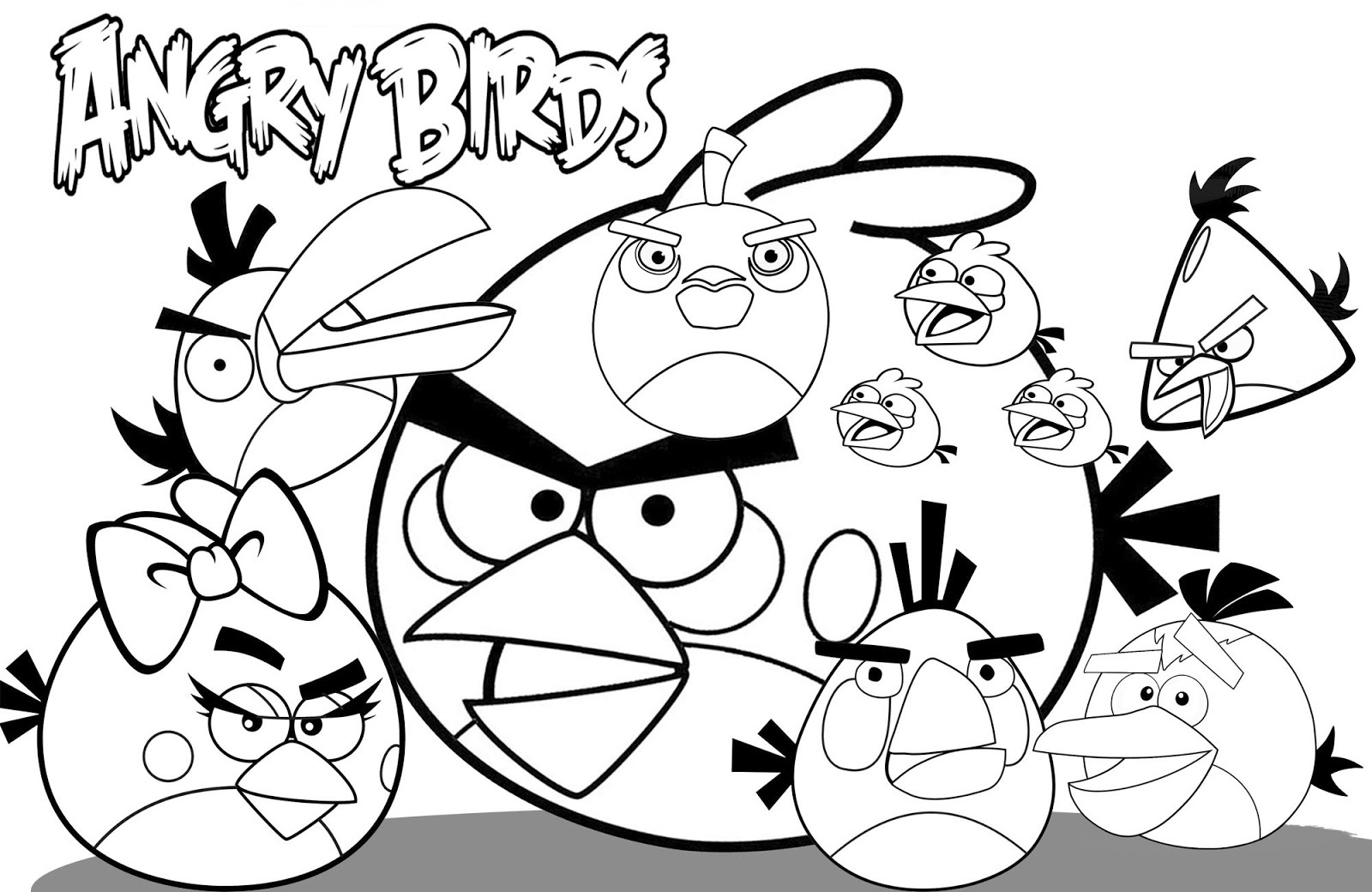 Disegni da colorare gratis Angry Birds (90)