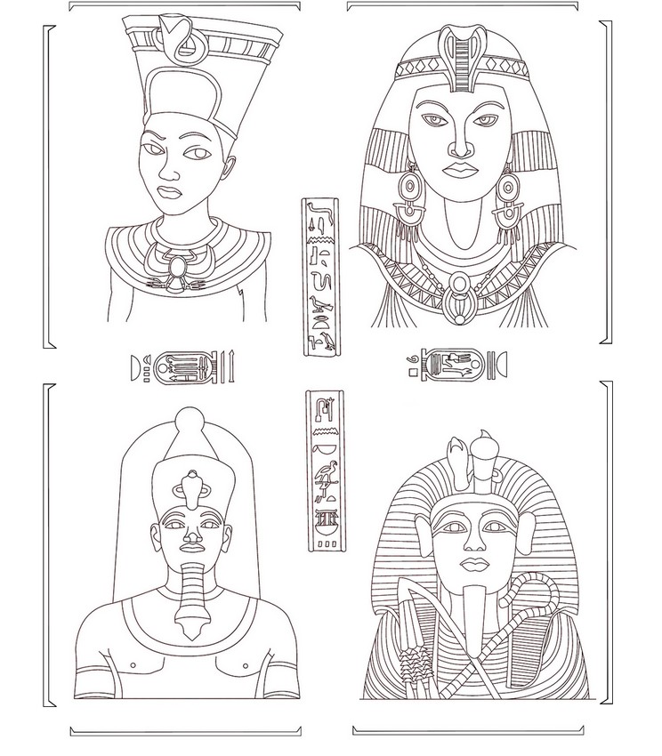 Disegni da colorare gratis Antico Egitto (10)