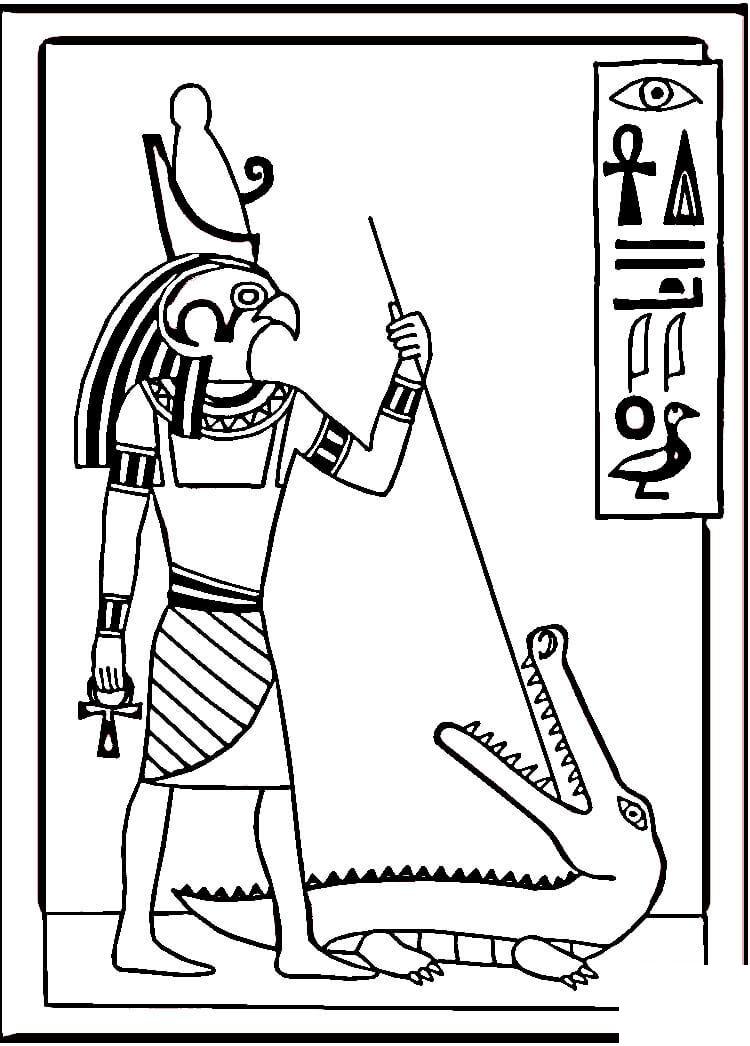 Disegni da colorare gratis Antico Egitto (30)