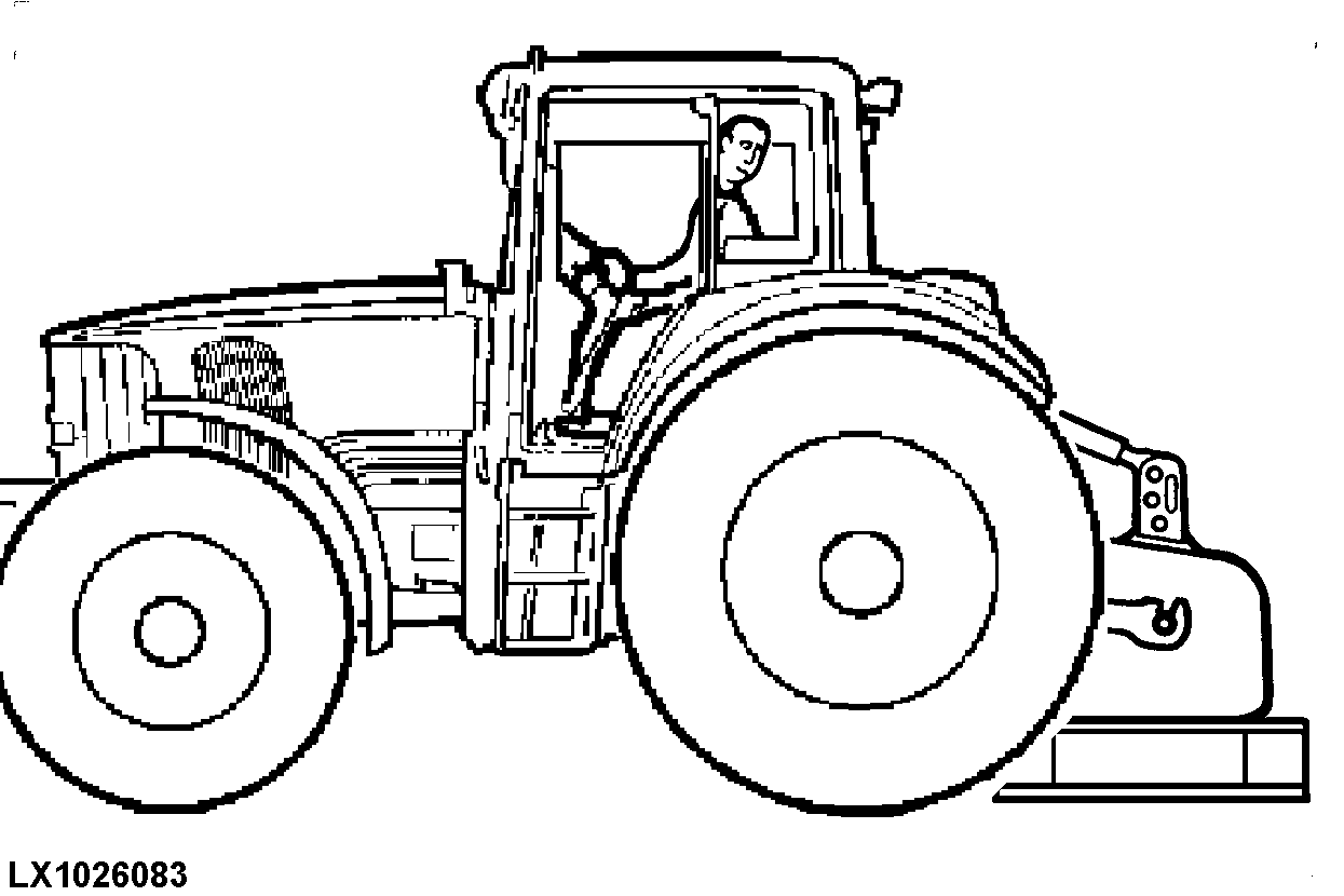 Disegni da colorare trattori