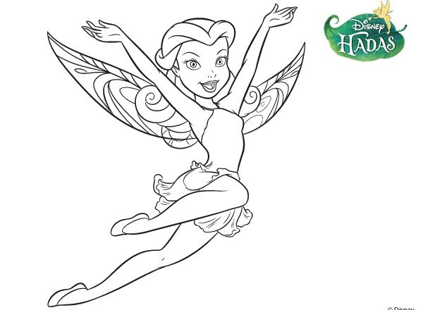 Disegno da colorare Disney Fairies Rosetta