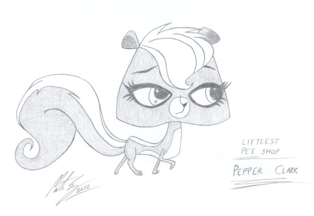 Disegno da colorare Pepper personaggio Littlest Pet Shop