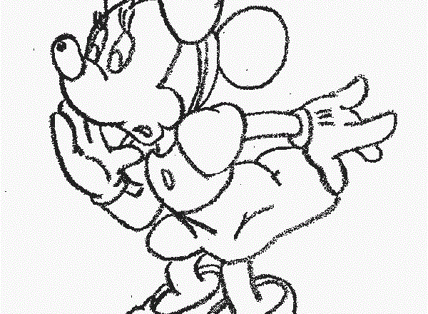 Disegno gratis di Minnie personaggio Disney