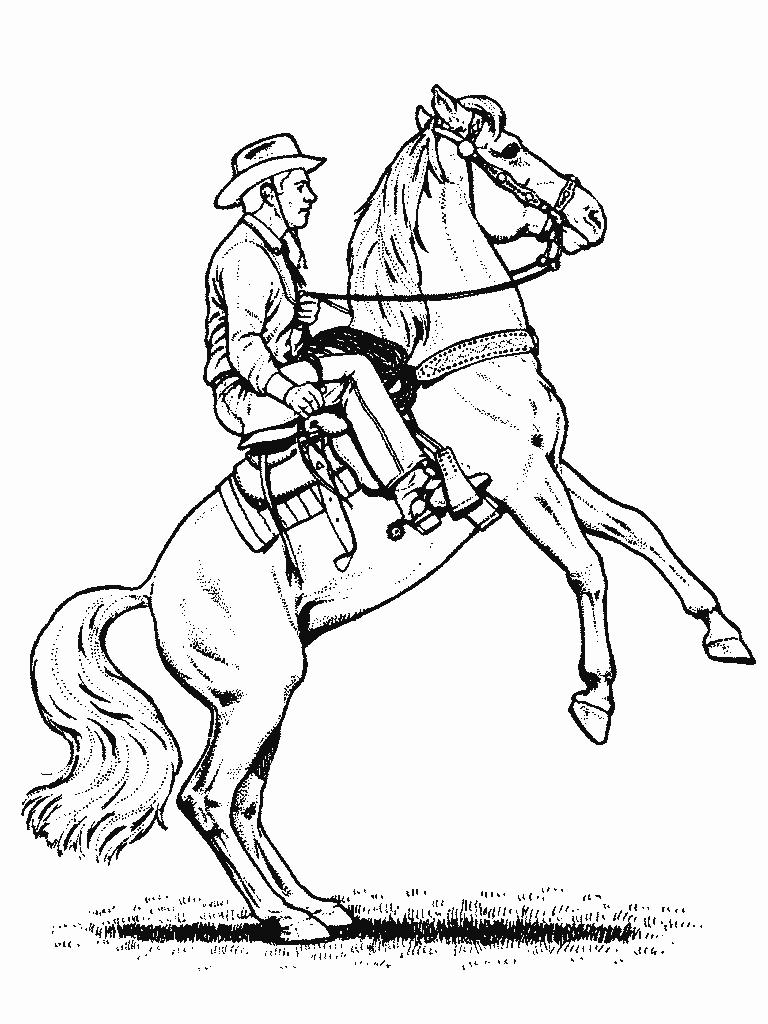 Disegno realistico dei cowboys 4