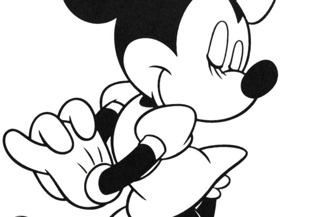 Disney Minnie lusingata disegno da colorare