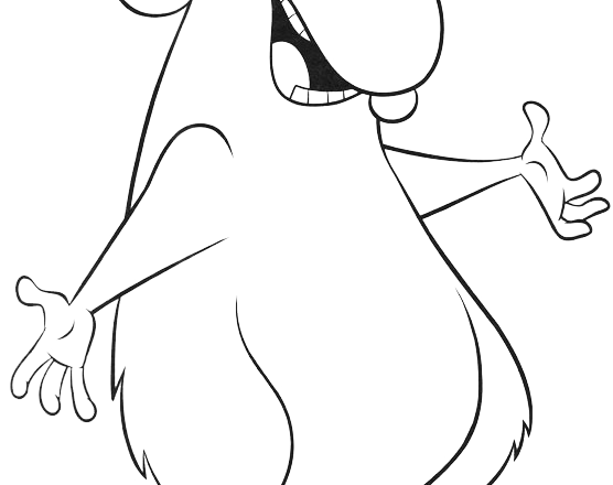 Django da colorare del cartone animato Ratatouille