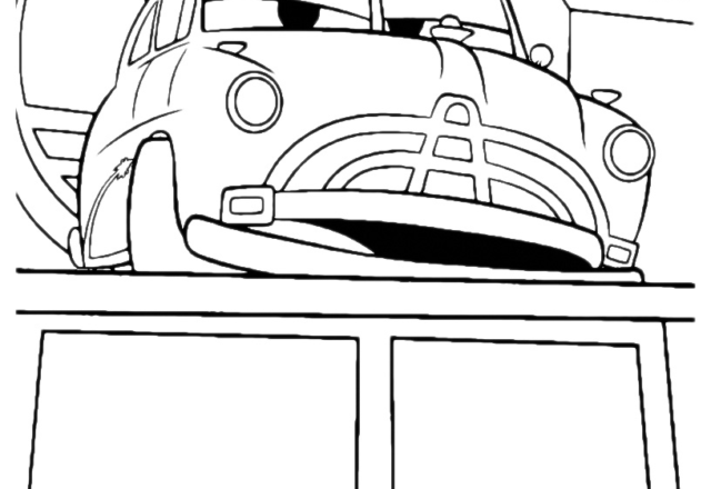 Doc Hudson disegni da colorare Cars