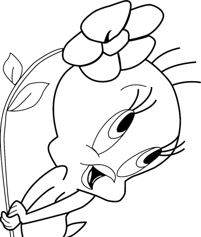 Dolce Titti personaggio Looney Tunes disegno da colorare