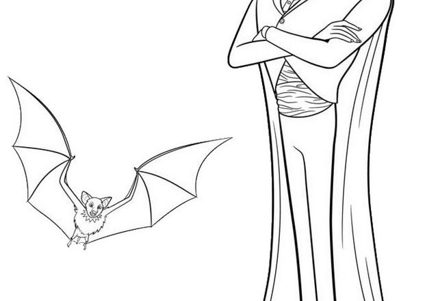 Dracula disegni da colorare gratis