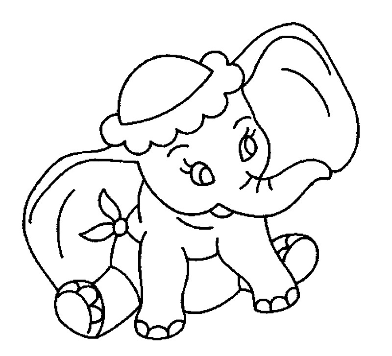 Dumbo da colorare per bambini