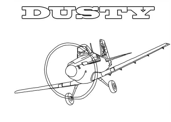 Dusty Crophopper disegno da colorare Planes