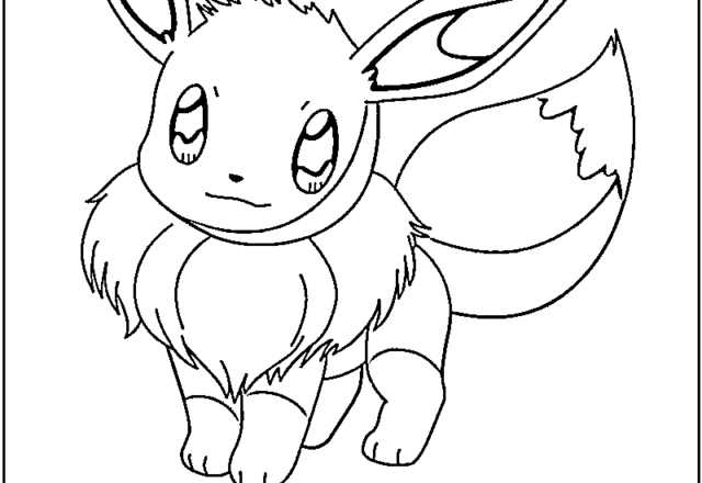 EEvee Pokemon disegno da colorare