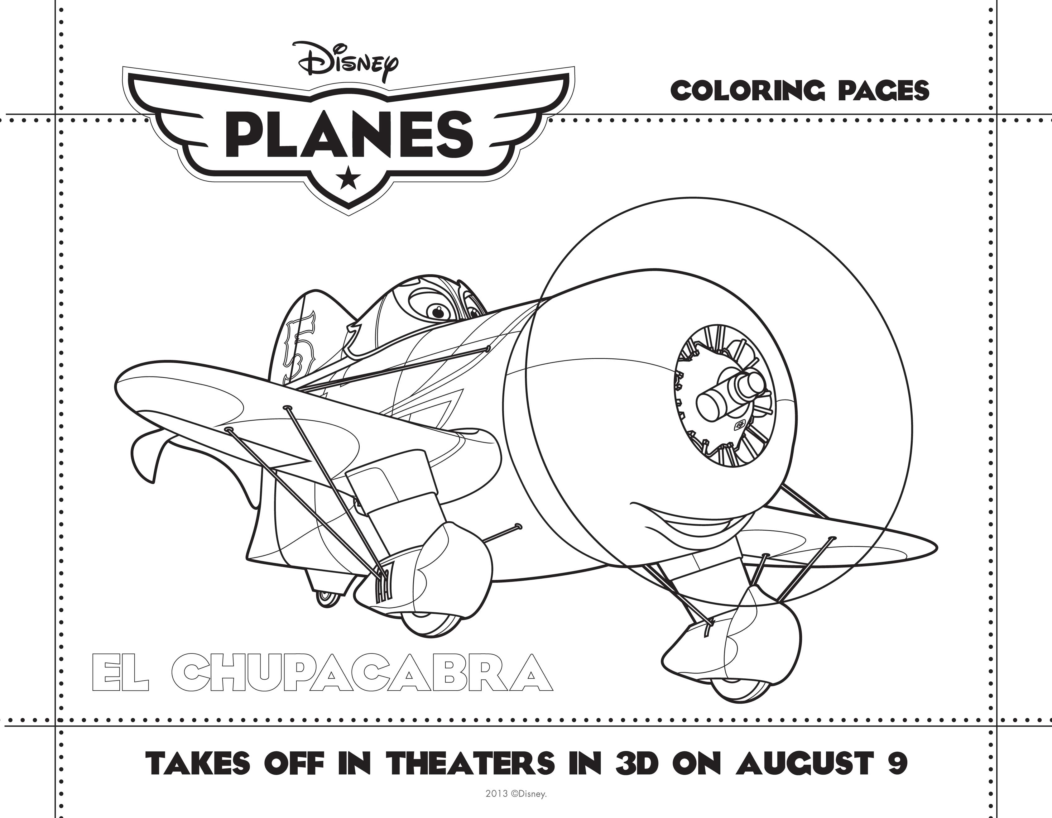 El Chupacabra disegno da colorare Planes