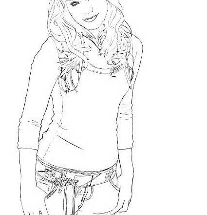 Gabriella Montez disegno da colorare High School Musical