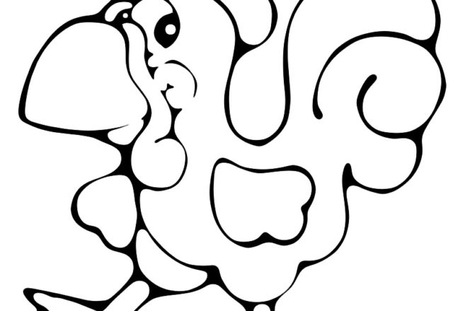 Gallina buffa disegno da colorare