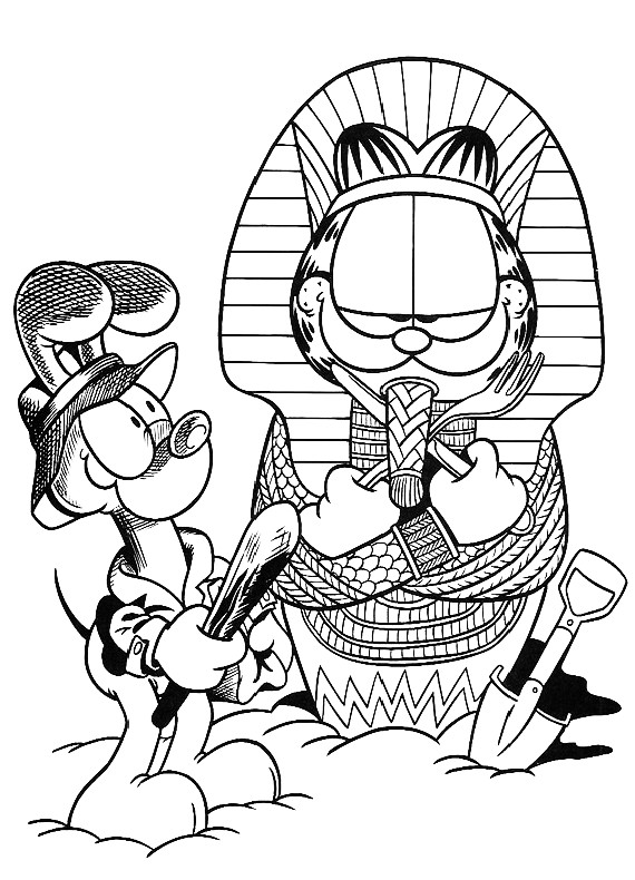 Garfield Odie e gli Antichi Egizi