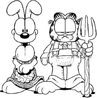 Garfield e Odie contadini