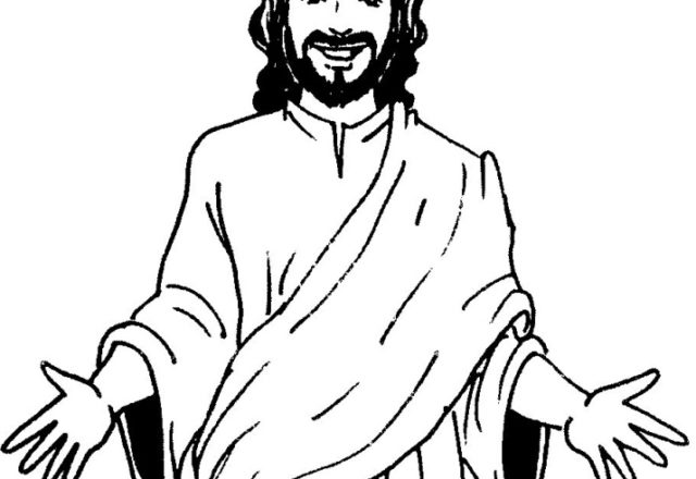 Gesù di Nazareth da stampare e da colorare