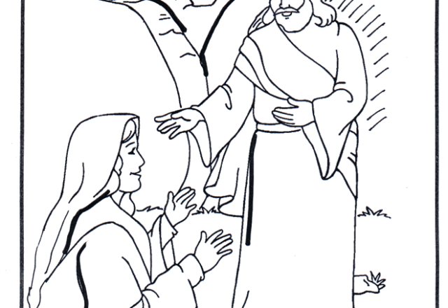 Gesù e la Pasqua disegno da colorare gratis per bambini