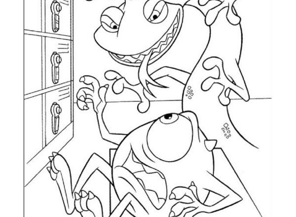 Guai per Mike disegni da stampare e da colorare di Monsters University