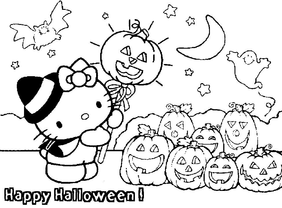 Halloween disegni da colorare gratis