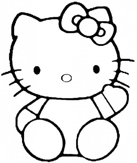 Hello Kitty disegni da colorare gratis