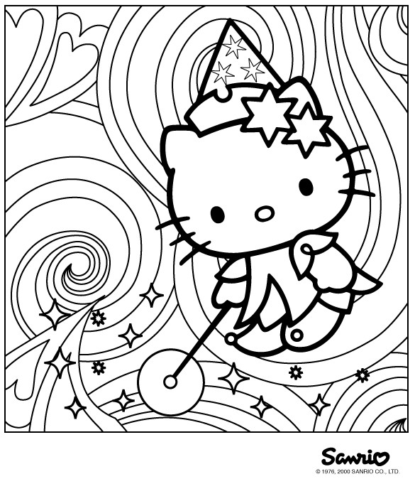 Hello Kitty maghetta disegni da colorare gratis