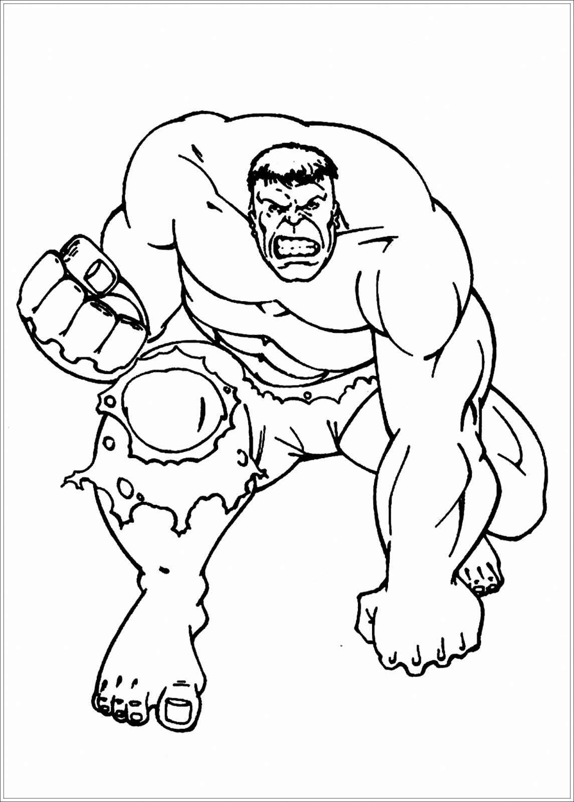 Hulk da colorare (1)