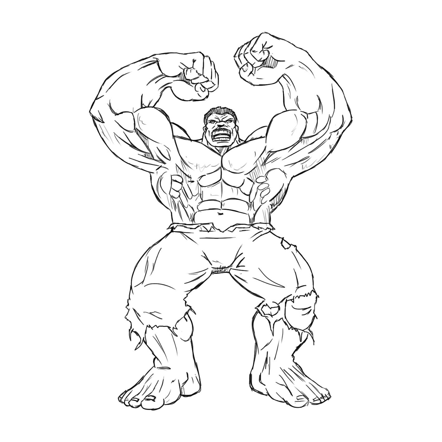 Hulk da colorare (10)