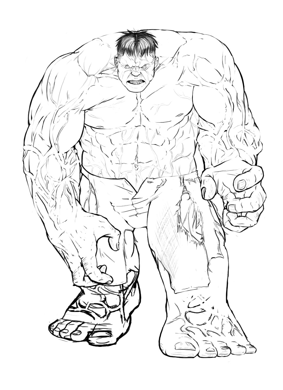 Hulk da colorare (18)