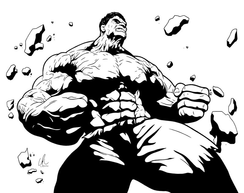 Hulk da colorare (19)