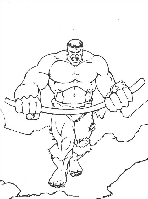 Hulk da colorare (29)