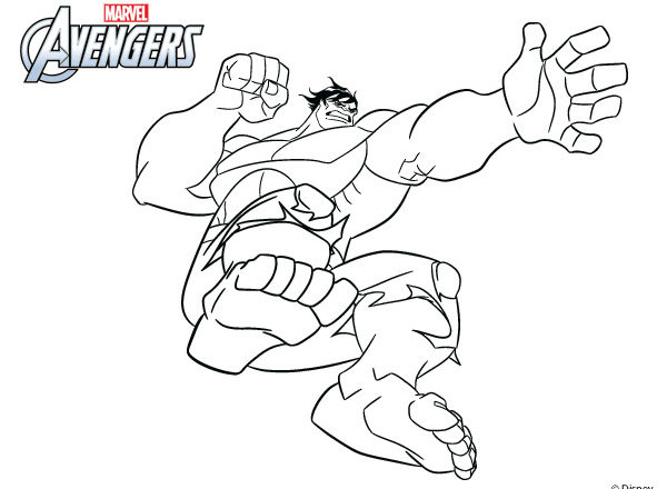Hulk da colorare (3)
