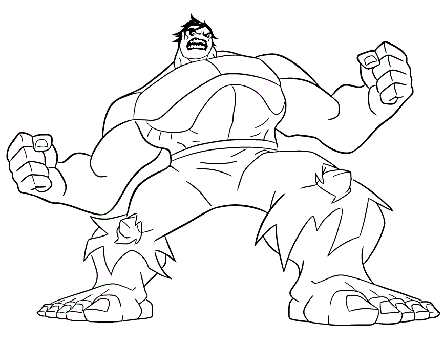 Hulk da colorare (98)